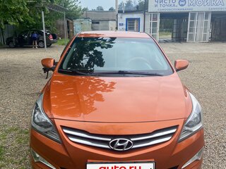2015 Hyundai Solaris I Рестайлинг, оранжевый, 1050000 рублей, вид 1
