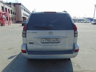 2007 Toyota Land Cruiser Prado 5-speed 120 Series Рестайлинг, серебристый, 1457900 рублей, вид 3