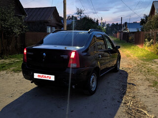 2009 Renault Logan I, чёрный, 310000 рублей, вид 3