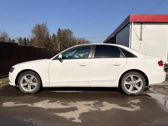 2014 Audi A4 IV (B8) Рестайлинг, белый, 1200000 рублей - вид 4