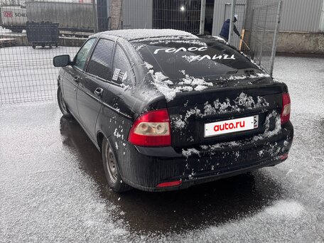 2010 Lada (ВАЗ) Priora I, чёрный, 380000 рублей, вид 2