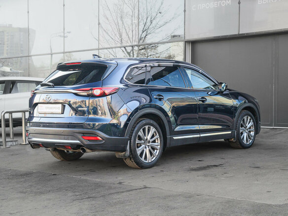 2021 Mazda CX-9 II Рестайлинг, синий, 3550000 рублей - вид 3