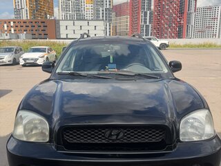 2004 Hyundai Santa Fe I, чёрный, 500000 рублей, вид 3