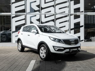 2012 Kia Sportage III, белый, 1390000 рублей, вид 1