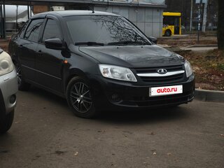 2014 Lada (ВАЗ) Granta I, чёрный, 520000 рублей, вид 1