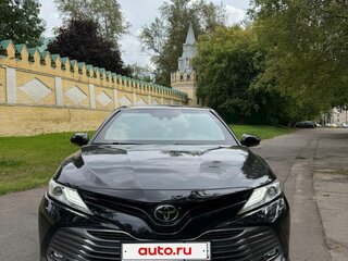 2018 Toyota Camry VIII (XV70), чёрный, 3750000 рублей, вид 1