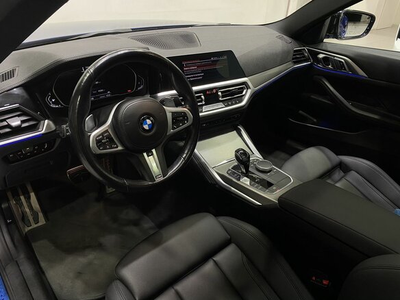 2020 BMW 4 серии 430i G22, G23, G26, синий, 4789900 рублей - вид 12