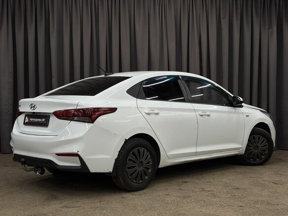 2018 Hyundai Solaris II, белый - вид 3