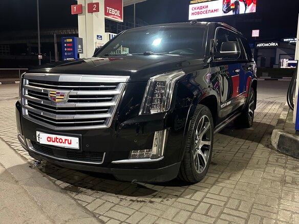 2015 Cadillac Escalade IV, чёрный, 3200000 рублей - вид 1