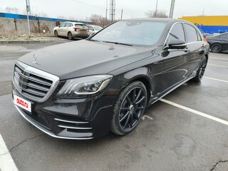 2018 Mercedes-Benz S-Класс 560 VI (W222, C217) Рестайлинг, чёрный, 7650000 рублей, вид 2
