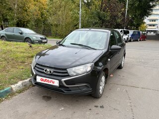 2019 Lada (ВАЗ) Granta I Рестайлинг, чёрный, 450000 рублей, вид 3