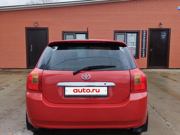 2001 Toyota Allex I, красный, 600000 рублей - вид 2