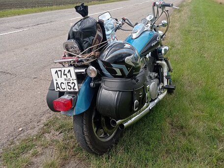 1994 Kawasaki VN1500 Vulcan, синий, 390000 рублей, вид 1