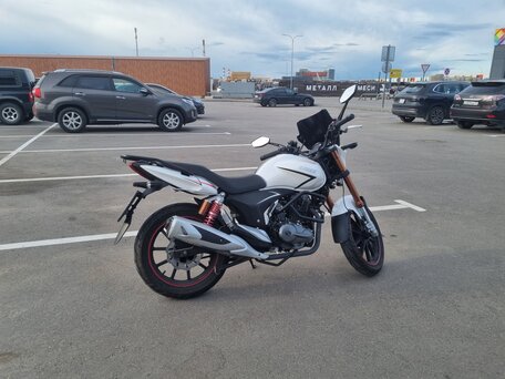 2014 Stels Flame 200, белый, 145000 рублей, вид 4