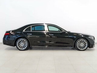 2022 Mercedes-Benz S-Класс 450 Long 4MATIC VII (W223), чёрный, 9690000 рублей, вид 4