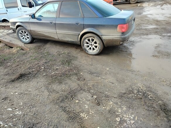 1986 Audi 80 IV (B3), синий, 300000 рублей - вид 5