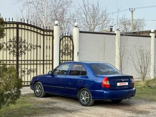 2009 Hyundai Accent ТагАЗ II, синий, 300000 рублей, вид 4