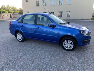 2021 Lada (ВАЗ) Granta I Рестайлинг, синий, 850000 рублей, вид 4