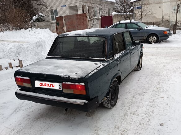 2005 Lada (ВАЗ) 2107, зелёный, 75000 рублей - вид 1