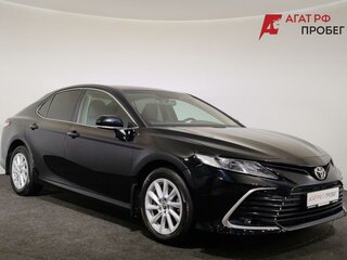 2021 Toyota Camry VIII (XV70) Рестайлинг, чёрный, 2350000 рублей, вид 3