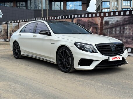 2014 Mercedes-Benz S-Класс AMG 63 AMG Long III (W222, C217), белый, 4940000 рублей, вид 5