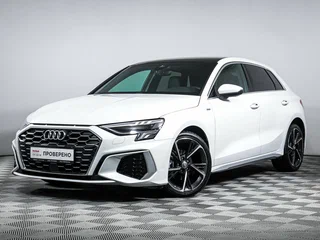 2021 Audi A3 Sportback 35 TFSI IV (8Y), белый, 3280000 рублей, вид 1