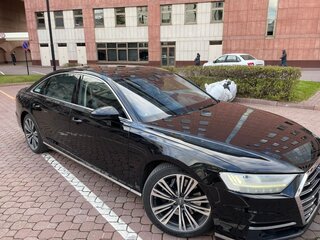 2018 Audi A8 55 TFSI IV (D5), чёрный, 4490000 рублей, вид 4