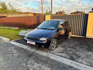 2007 Lada (ВАЗ) Kalina I, синий, 290000 рублей, вид 2