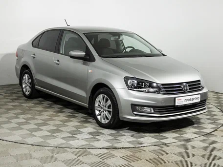 2018 Volkswagen Polo V Рестайлинг, серебристый, 1199777 рублей, вид 3