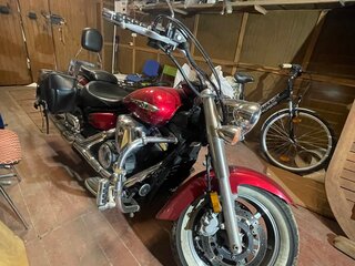 2012 Yamaha XVS1300, красный, 850000 рублей, вид 4