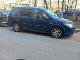 2004 Mazda MPV II (LW) Рестайлинг, синий, 300000 рублей, вид 3