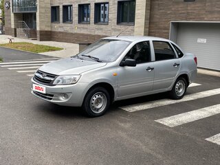 2014 Lada (ВАЗ) Granta I, серебристый, 300000 рублей, вид 1