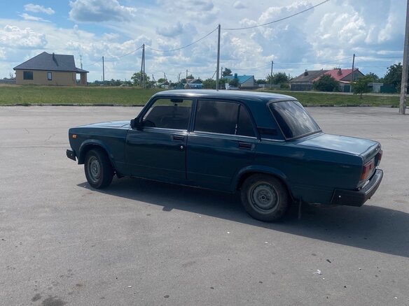 2001 Lada (ВАЗ) 2107, синий, 80000 рублей - вид 2