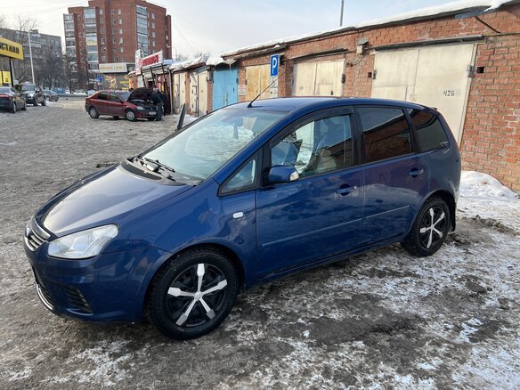 2007 Ford C-MAX I Рестайлинг, синий, 430000 рублей - вид 5