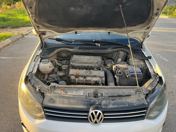 2013 Volkswagen Polo V, белый - вид 13