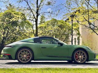 2021 Porsche 911 Targa 4S VIII (992), зелёный, 12000000 рублей, вид 4