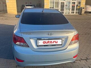 2011 Hyundai Solaris I, голубой, 910000 рублей, вид 4