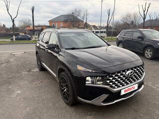 2021 Hyundai Santa Fe IV Рестайлинг, чёрный, 3700000 рублей, вид 3