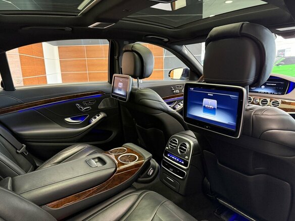 2016 Mercedes-Benz S-Класс 500 Long VI (W222, C217), синий, 3900000 рублей - вид 13