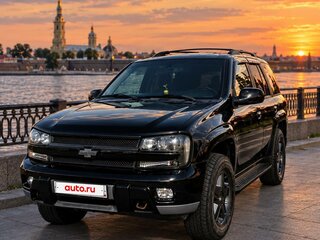 2008 Chevrolet TrailBlazer I Рестайлинг, чёрный, 799000 рублей, вид 1