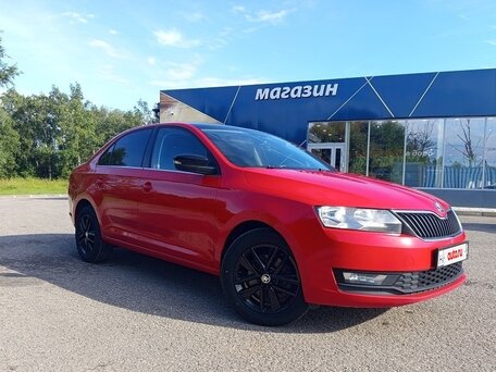 2017 Skoda Rapid I Рестайлинг, красный, 1269000 рублей, вид 1