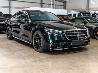 2025 Mercedes-Benz S-Класс 450 d 4MATIC VII (W223), зелёный, 14100000 рублей, вид 3