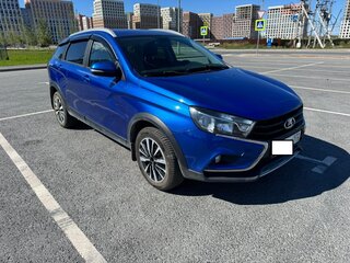 2020 Lada (ВАЗ) Vesta SW Cross I, синий, 665000 рублей, вид 3