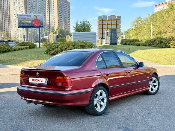 1996 BMW 5 серии 523i IV (E39), красный, 680000 рублей - вид 6