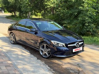 2017 Mercedes-Benz CLA 200 I (C117, X117) Рестайлинг, синий, 2350000 рублей, вид 4