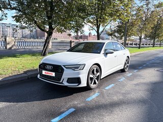 2018 Audi A6 55 TFSI V (C8), белый, 3690000 рублей, вид 1