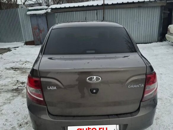 2017 Lada (ВАЗ) Granta I, коричневый, 700000 рублей - вид 1