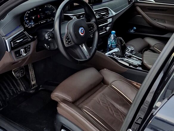 2022 BMW 5 серии 530i xDrive VII (G30/G31/G38) Рестайлинг, синий, 5500000 рублей - вид 5