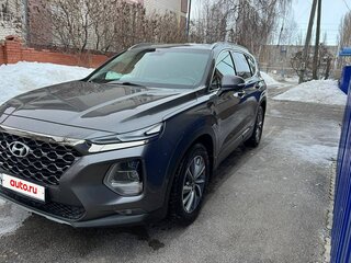 2019 Hyundai Santa Fe IV, серый, 3300000 рублей, вид 1
