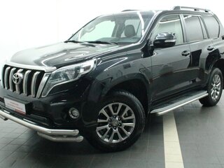 2017 Toyota Land Cruiser Prado 150 Series Рестайлинг 1, чёрный, 3995000 рублей, вид 1